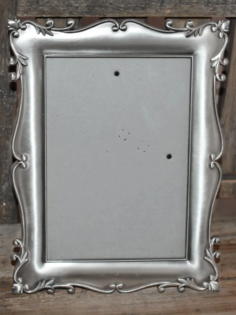 Burnes Of Boston Pewter Silver Metal Picture Frame Set